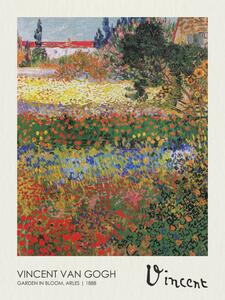 Reprodukcija Garden in Bloom, Arles (1888), Vincent van Gogh