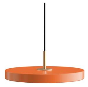 Narančasta metalna LED viseća svjetiljka s mogućnosti zatamnjivanja s metalnim sjenilom ø 31 cm Asteria Plus – UMAGE