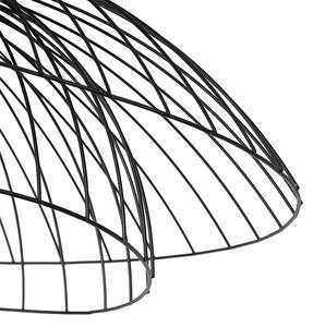 Dizajn stropna svjetiljka crna 60 cm - Pua