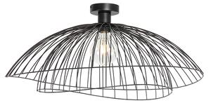 Dizajn stropna svjetiljka crna 60 cm - Pua