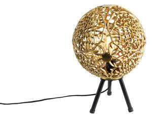 Art Deco stolna lampa tronožac zlatni - Maro
