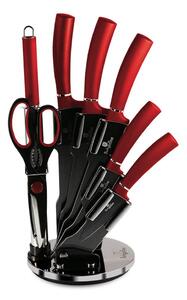 BerlingerHaus - Set noževa od nehrđajućeg čelika u stalku 8 kom crvena