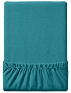 Jersey plahta tirkiz 160 x 200 cm