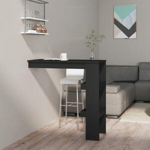 VidaXL Zidni barski stol crni 102 x 45 x 103,5 cm konstruirano drvo