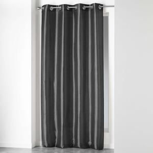 Tamno siva zavjesa od mikrosatena 140x240 cm Shana – douceur d'intérieur
