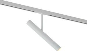 Moderna bijela reflektorska svjetiljka za 1-fazni sustav tračnica - Slimline Avery