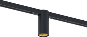 Moderni reflektor crni za sustav tračnica 1-fazni GU10 35mm - Slimline Nubee Honey