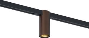Moderna reflektorska svjetiljka tamnobrončane boje za sustav tračnica 1-fazni GU10 35 mm - Slimline Nubee Honey