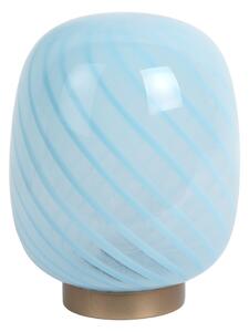 Svijetlo plava stolna lampa sa staklenim sjenilom (visina 20 cm) Summer Globe – Leitmotiv