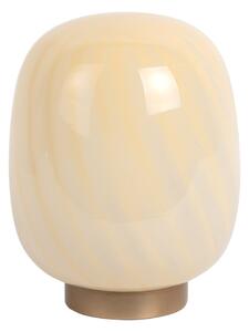 Svijetlo žuta stolna lampa sa staklenim sjenilom (visina 20 cm) Summer Globe – Leitmotiv