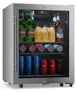 Klarstein LuxeChill hladnjak za piće | 64 x 48 cm | LED unutarnje osvjetljenje | Crna