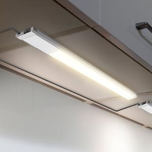 B.K. Licht LED svjetiljka za pod ormarić Kniff srebrna, duljina 57,5 cm, 3000 K, Metalik, Kuhinja, Metal