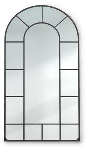 Casa Chic Luk, francusko zidno ogledalo, aluminijski okvir, 46 x 86 cm