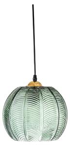 Zelena viseća svjetiljka sa staklenim sjenilom ø 22 cm Adar – Bloomingville