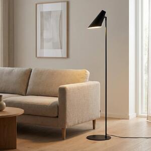 Dyberg Larsen Cale podna lampa od crnog metala, Crno, Dnevni boravak/blagovaonica, Metal