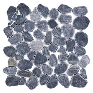 Mozaik pločica Kiesel XKS 402 (31,5 x 31,5 cm, Crne boje, Mat)