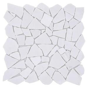 Mozaik pločica Uni CIOT 206 (31,5 x 31,5 cm, Bijele boje, Mat)
