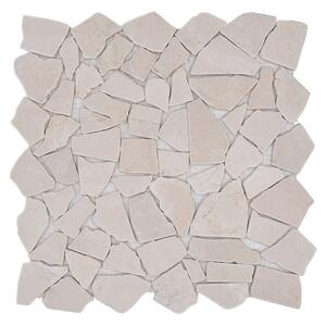 Mozaik pločica Uni CIOT 30/13 (30,5 x 30,5 cm, Bijele boje, Mat)