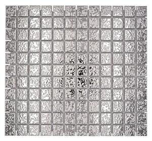 Mozaik pločica Quadrat Uni SB 393 (33 x 30,2 cm, Srebrne boje, Sjaj)
