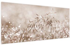 Slika - Livada u smeđim tonovima (120x50 cm)