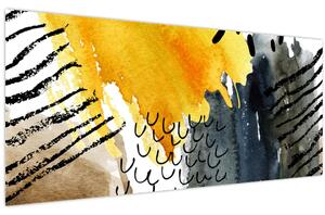 Slika - Apstraktni akvarel (120x50 cm)