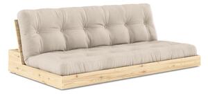 Bež sklopiva sofa 196 cm Base – Karup Design