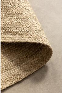 Obostrani okrugli tepih od jute u prirodnoj boji ø 200 cm Braided Ivory – Hanse Home
