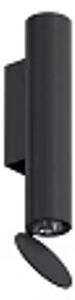 FLAUTA H225 RIGA ZIDNA SVJETILJKA LED CRNA 12W 493lm 2700K IP40 FL2340030