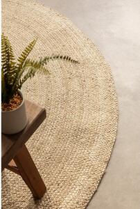 Obostrani okrugli tepih od jute u prirodnoj boji ø 100 cm Braided Ivory – Hanse Home