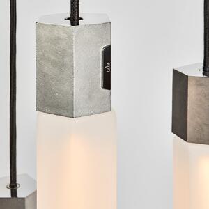 Siva viseća svjetiljka s mogućnosti zatamnjivanja ø 6 cm Basalt – tala