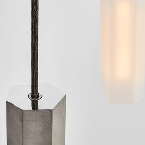 Siva viseća svjetiljka s mogućnosti zatamnjivanja ø 6 cm Basalt – tala