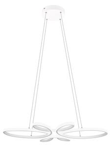 Bijela LED viseća svjetiljka Fly – Trio