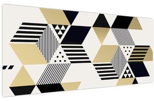Slika - Geometrijski oblici N⁰1 (120x50 cm)