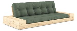Zelena sklopiva sofa 244 cm Base – Karup Design