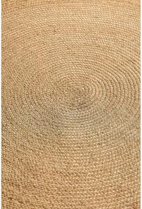 Obostrani okrugli tepih od jute u prirodnoj boji ø 200 cm Braided Gold – Hanse Home
