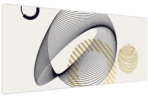 Slika - Geometrijski oblici N⁰3 (120x50 cm)