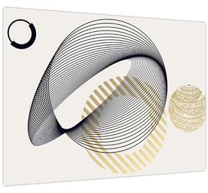 Slika - Geometrijski oblici N⁰3 (70x50 cm)