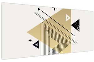 Slika - Geometrijski oblici N⁰4 (120x50 cm)