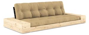 Senf žuta sklopiva sofa 244 cm Base – Karup Design
