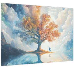 Slika – Drvo života i ljubavi (70x50 cm)