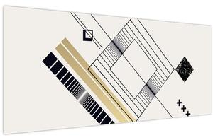 Slika - Geometrijski oblici N⁰6 (120x50 cm)