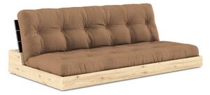 Smeđa sklopiva sofa 196 cm Base – Karup Design