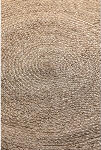 Obostrani okrugli tepih od jute u prirodnoj boji ø 140 cm Braided Grey – Hanse Home