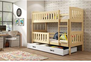 Krevet BMS Kubus na kat + ladica 200x90 cm, PINE