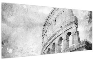 Slika - Stara razglednica grada N⁰1 (120x50 cm)