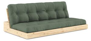 Zelena sklopiva sofa 196 cm Base – Karup Design