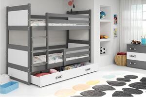 Krevet BMS Rico na kat + ladica 200x90 cm, GRF bijela