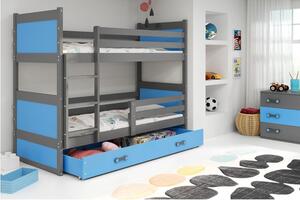 Krevet BMS Rico na kat + ladica 200x90 cm, GRF plava