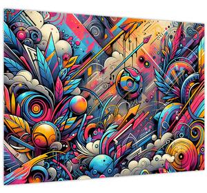 Slika - Šareni grafiti (70x50 cm)