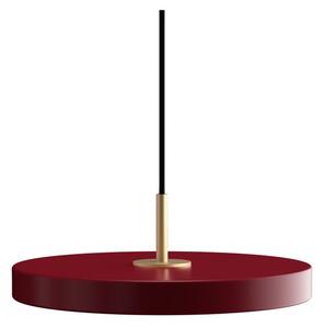 Crvena LED viseća svjetiljka s metalnim sjenilom ø 31 cm Asteria Mini – UMAGE